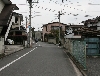 西側接道道路北側方面を
